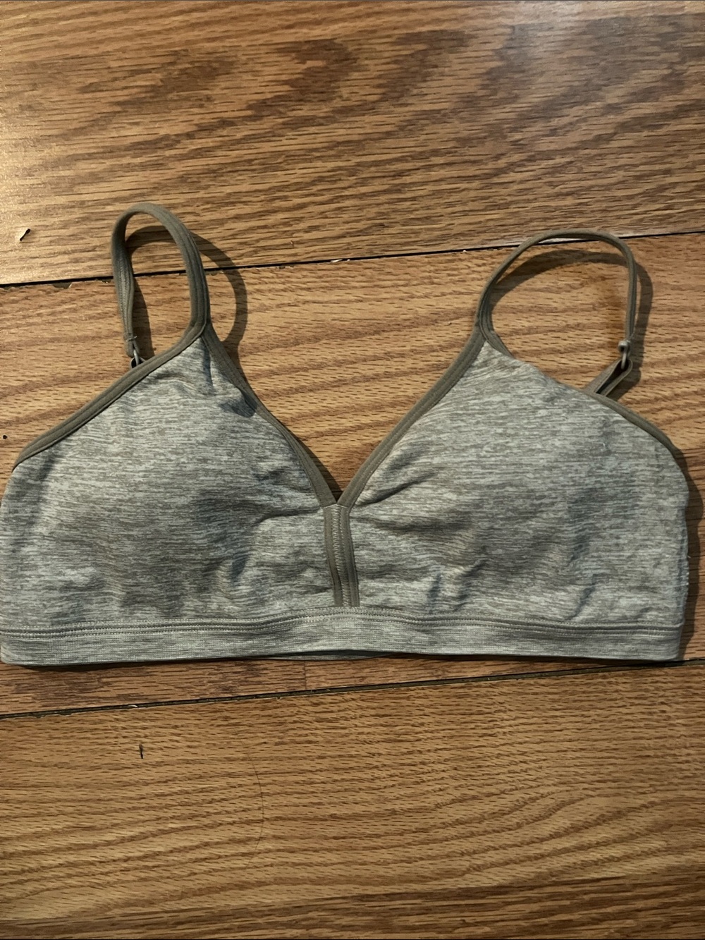 wonder nation Heather Gray Seamless Light Support Bralette